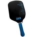 212 paddle cover - blue text