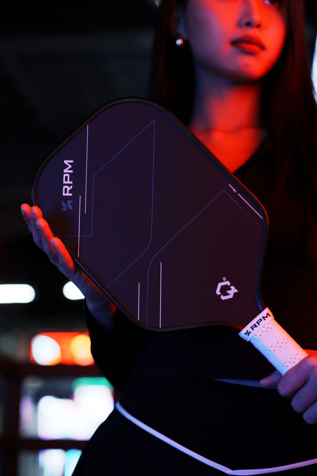 RPM Q2 16MM ELONGATED PICKLEBALL PADDLE