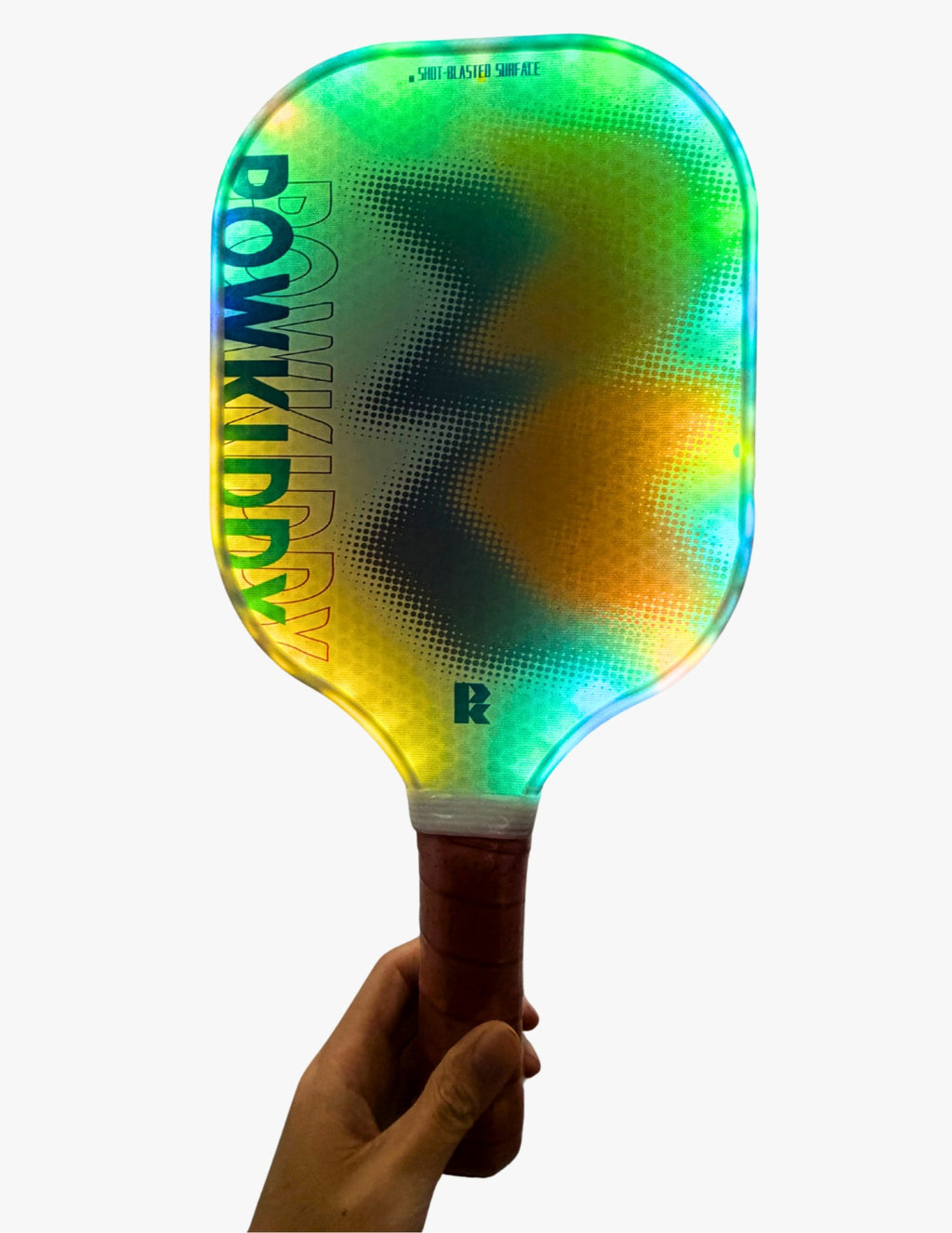 Illuminated LED Pickleball paddle