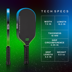 JOOLA Hyperion 3S Dual 16mm Pickleball Paddle