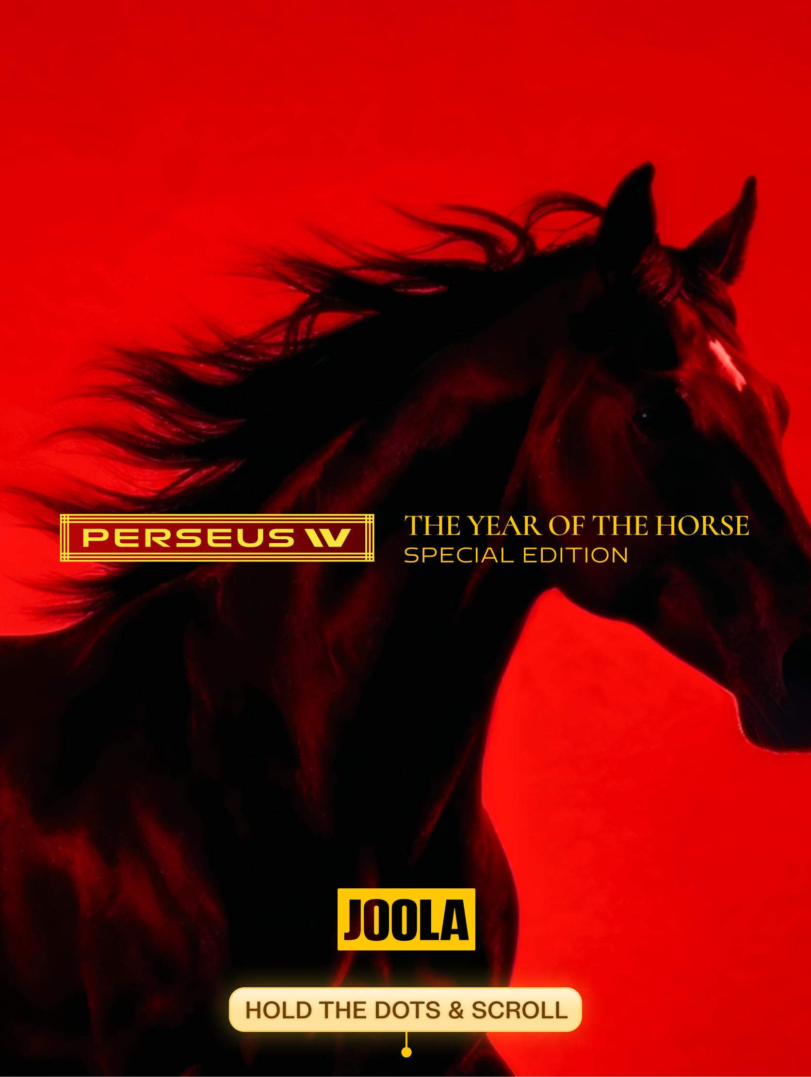 JOOLA Perseus Pro IV 16mm- 2026 Year of the Horse Pickleball Paddle