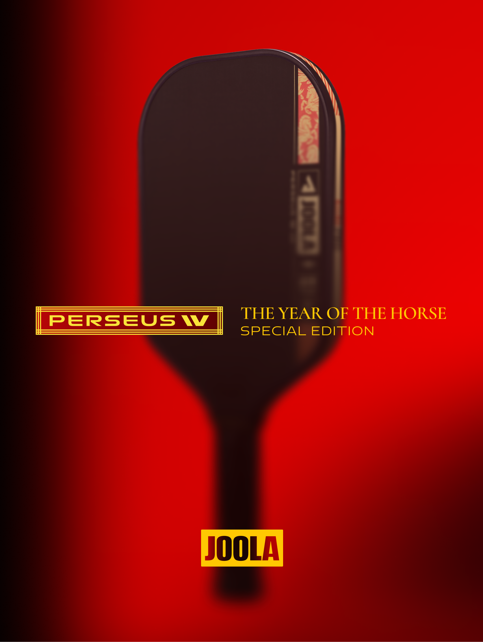 JOOLA Perseus Pro IV 16mm- 2026 Year of the Horse Pickleball Paddle