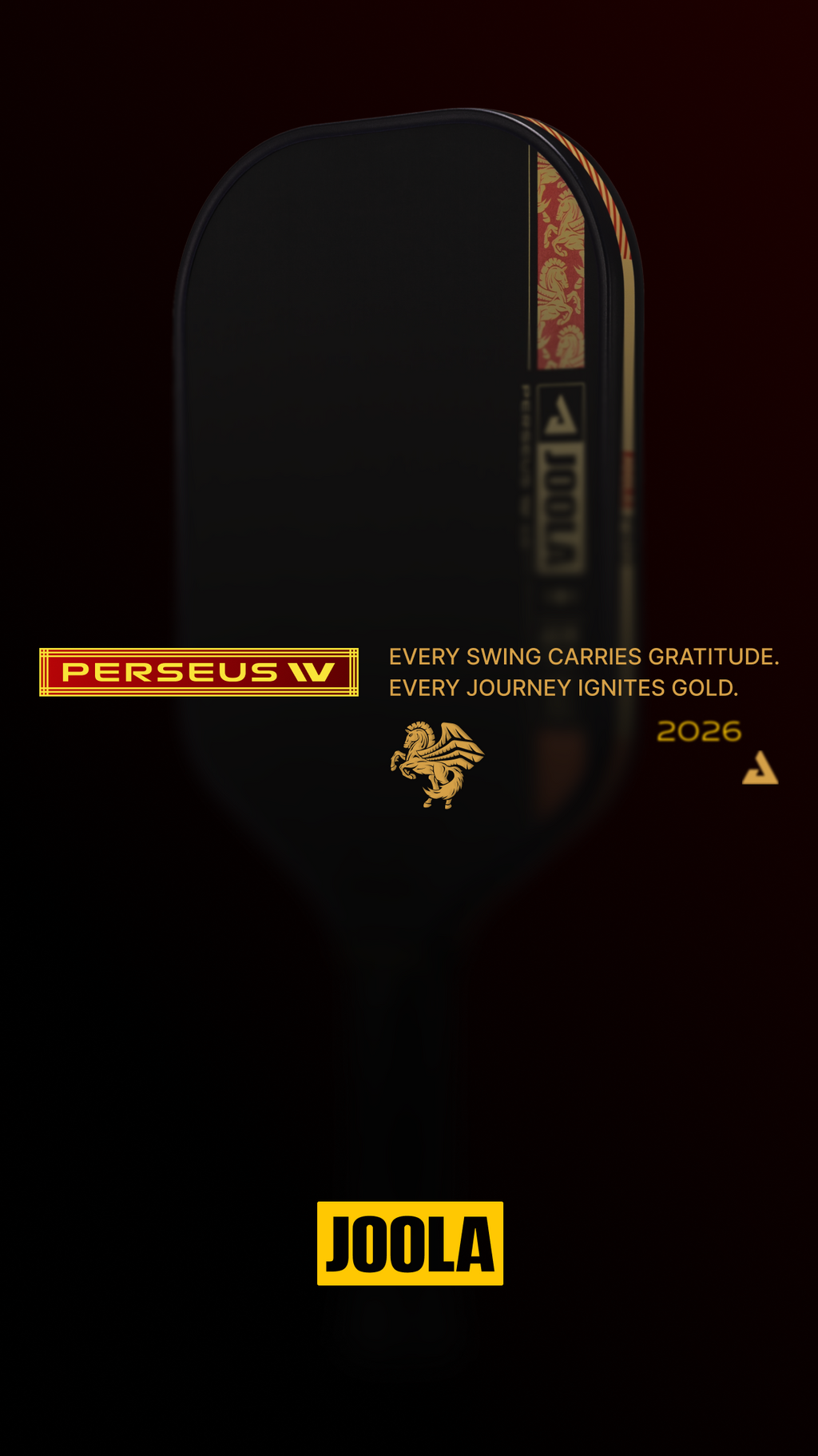 JOOLA Perseus Pro IV 16mm- 2026 Year of the Horse Pickleball Paddle