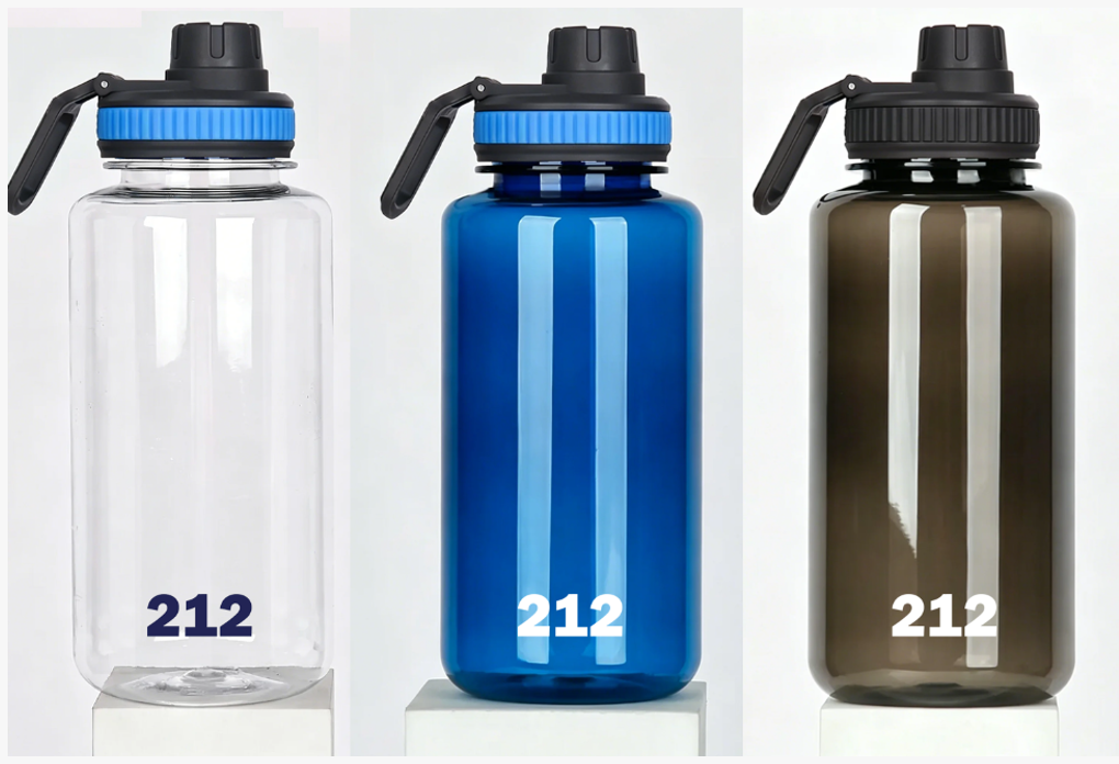 212 Gym Sport Reusable Water Bottle 1L